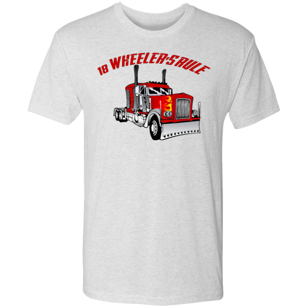 Trucker 18 Wheeler 1 Triblend T-Shirt