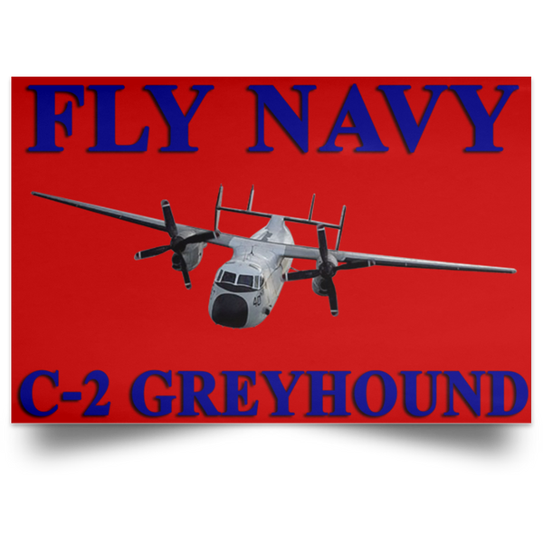 Fly Navy C-2 1 Poster - Landscape