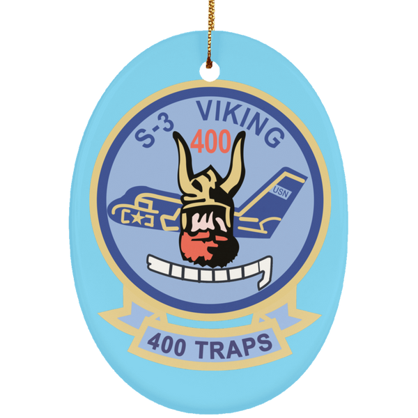 S-3 Viking 6 Ornament - Oval