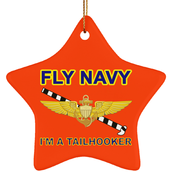 Fly Navy Tailhooker Ornament - Star