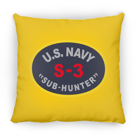 S-3 Sub Hunter Pillow - Square - 18x18