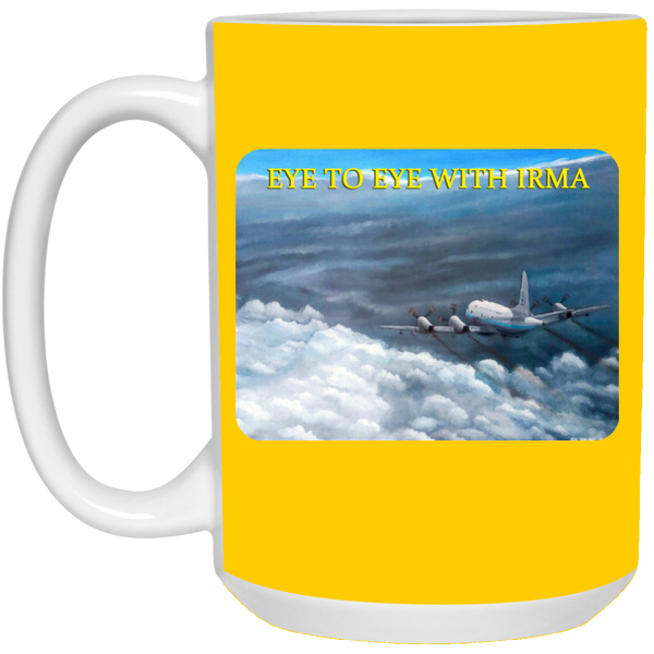 Eye To Eye With Irma White Mug - 15oz