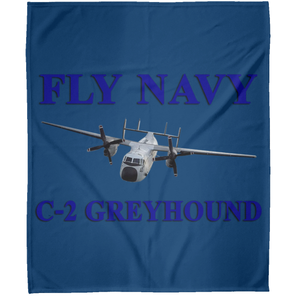 Fly Navy C-2 1 Blanket - Arctic Fleece Blanket 50x60