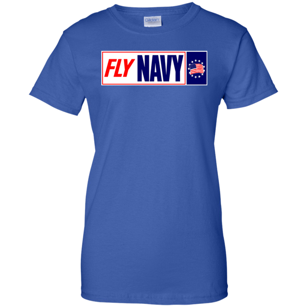 Fly Navy 1 Ladies' Cotton T-Shirt