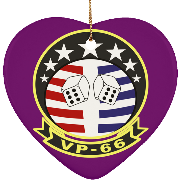 VP 66 4 Ornament Ceramic - Heart