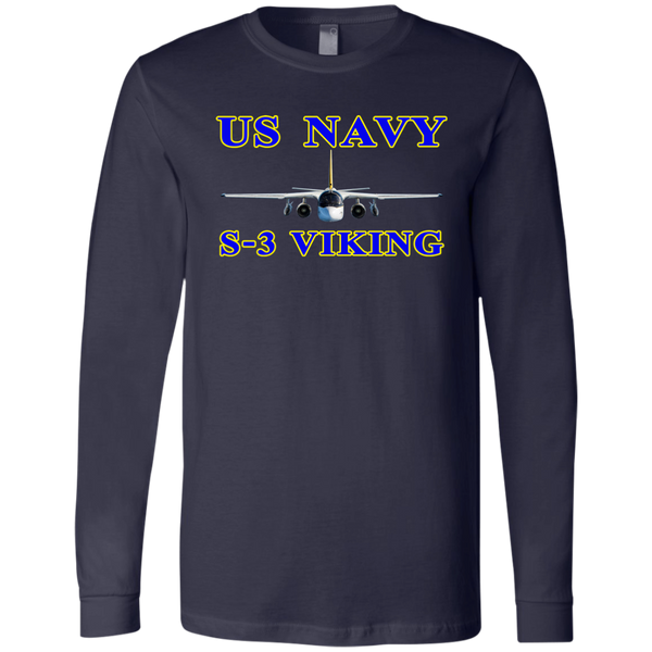 US Navy S-3 1 LS Jersey T-Shirt