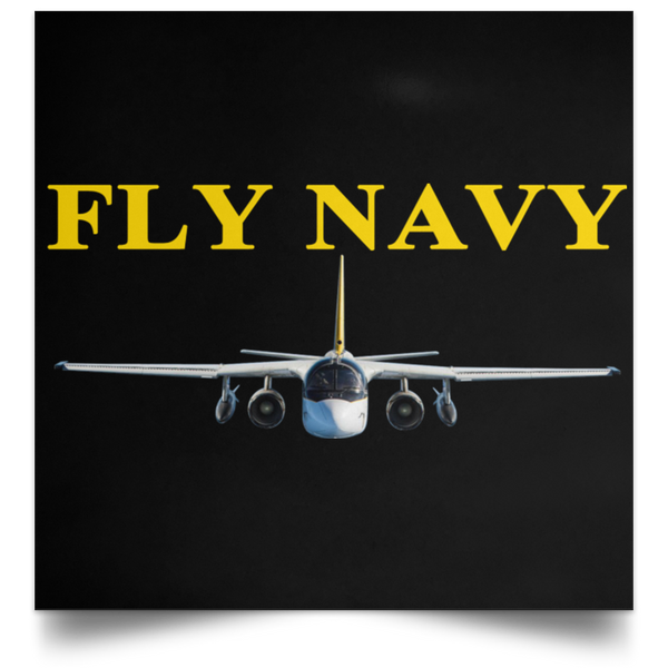 Fly Navy S-3 4 Poster - Square