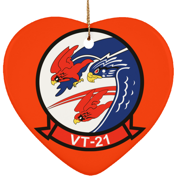 VT 21 3 Ornament Ceramic - Heart