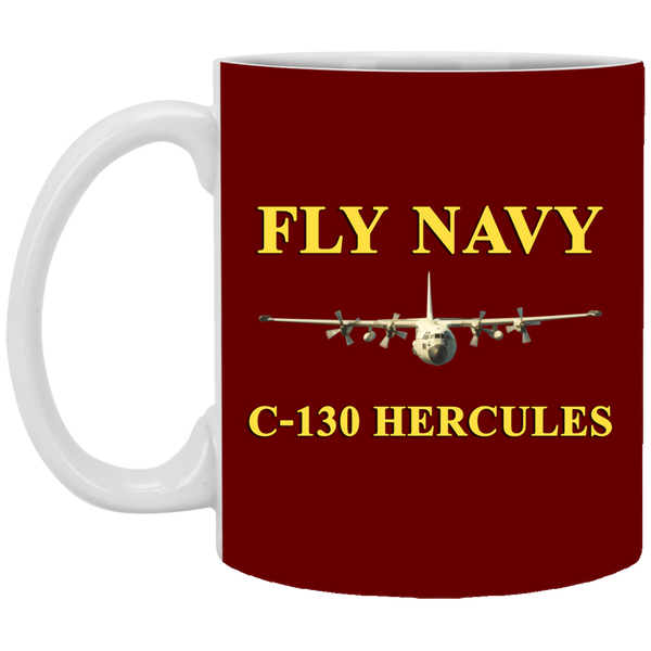 Fly Navy C-130 3 Mug - 11oz