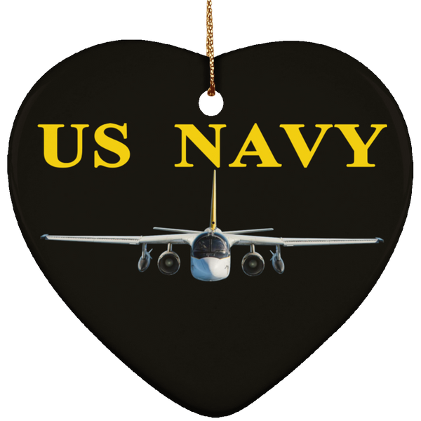 US Navy S-3 4 Ornament - Heart