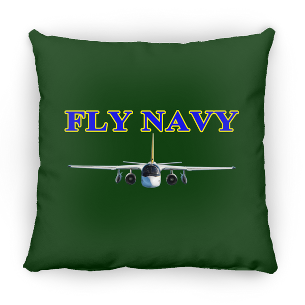 Fly Navy S-3 2 Pillow - Square - 14x14