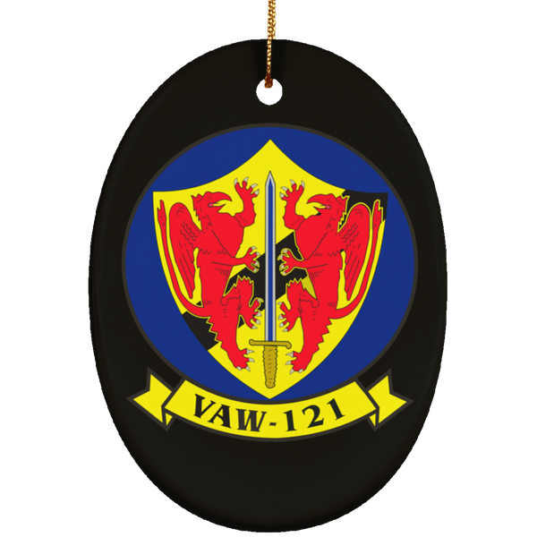 VAW 121 Ornament Ceramic - Oval