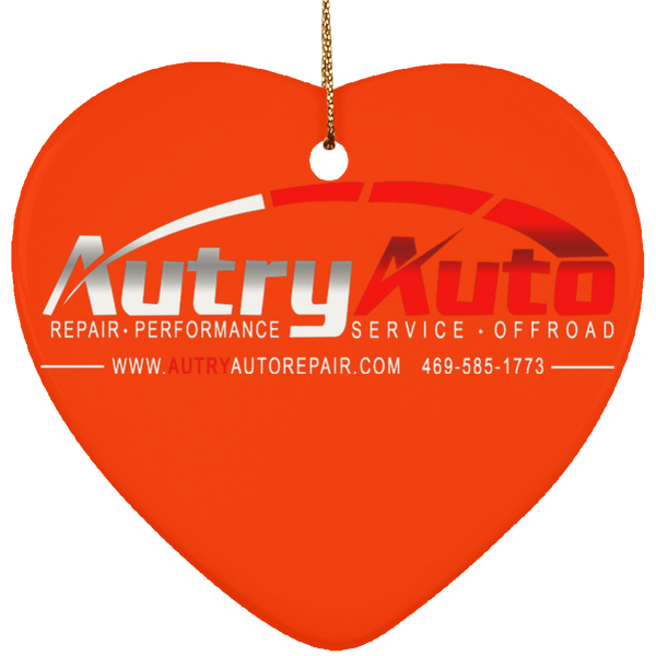 Autry Auto Ornament - Heart