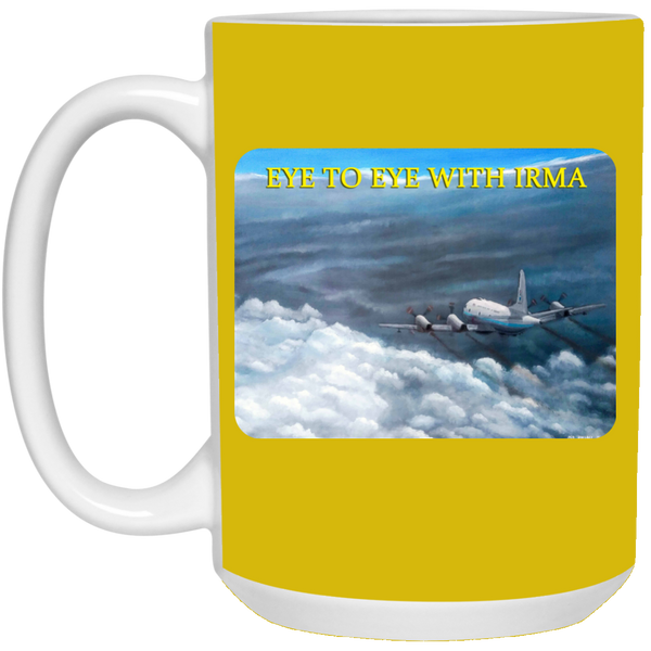 Eye To Eye With Irma White Mug - 15oz