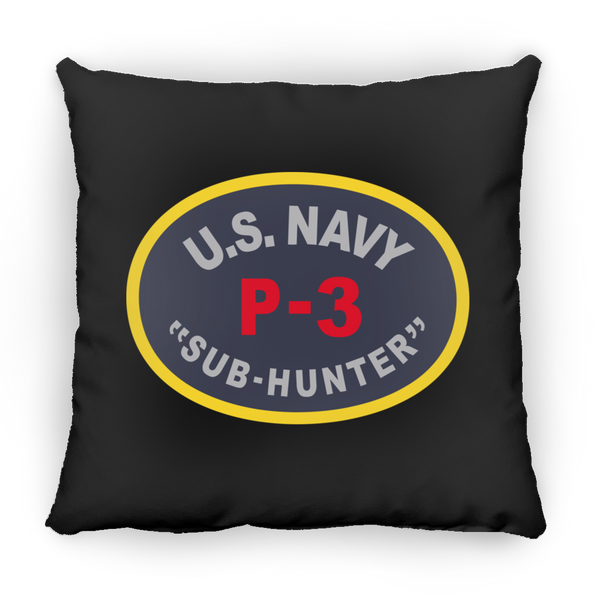 P-3 Sub Hunter Pillow - Square - 18x18