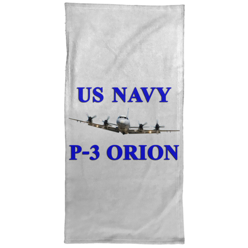 US Navy P-3 1 Hand Towel - 15x30