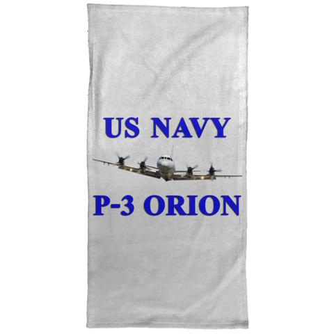 US Navy P-3 1 Hand Towel - 15x30