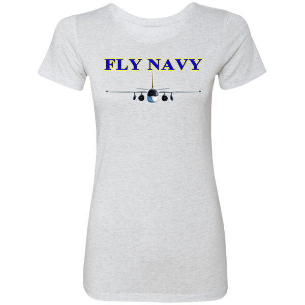 Fly Navy S-3 2 Ladies' Triblend T-Shirt