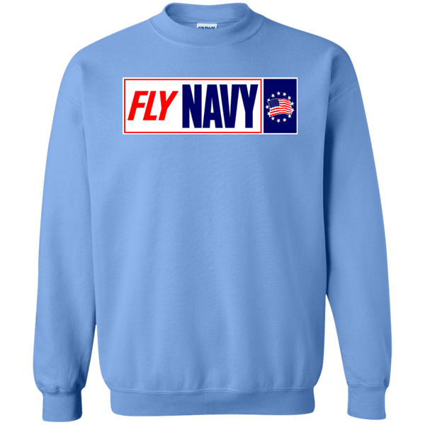 Fly Navy 1 Crewneck Pullover Sweatshirt