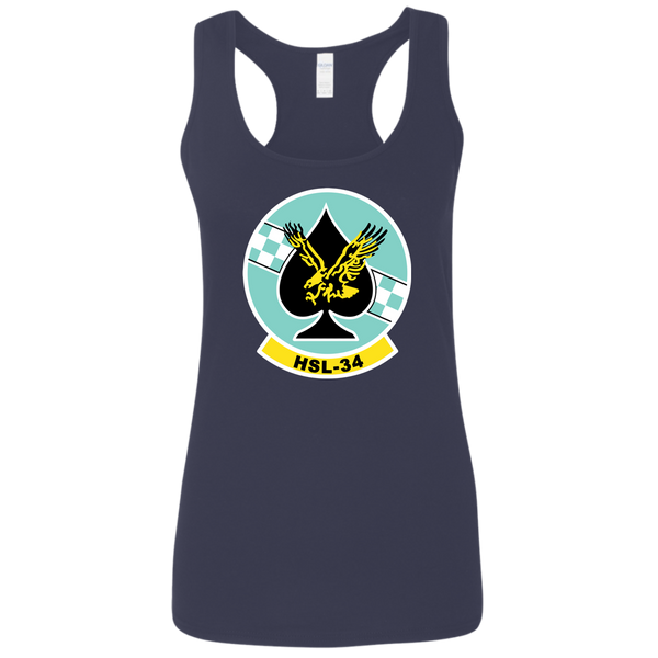 HSL 34 3 Ladies' Softstyle Racerback Tank