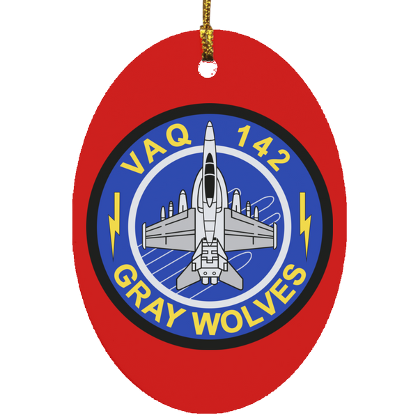 VAQ 142 5 Ornament Ceramic - Oval