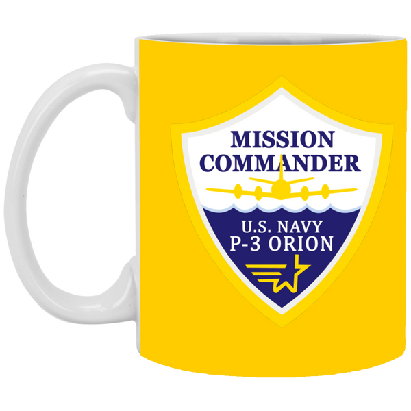 P-3 Orion 3 MC White Mug - 11oz