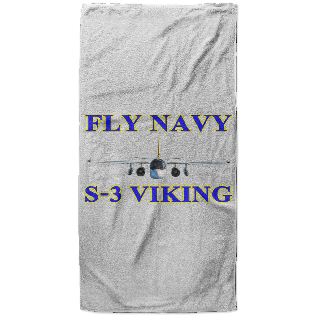 Fly Navy S-3 1 Beach Towel - 37x74