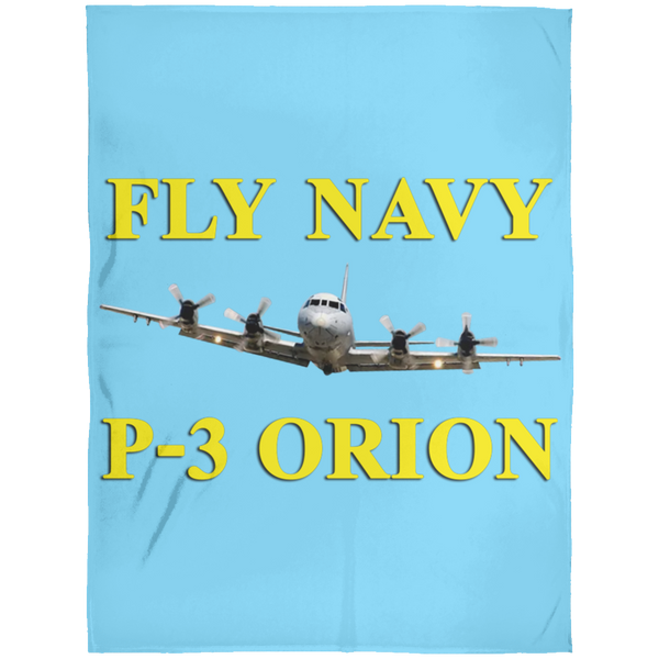 Fly Navy P-3 3 Blanket - Arctic Fleece Blanket 60x80