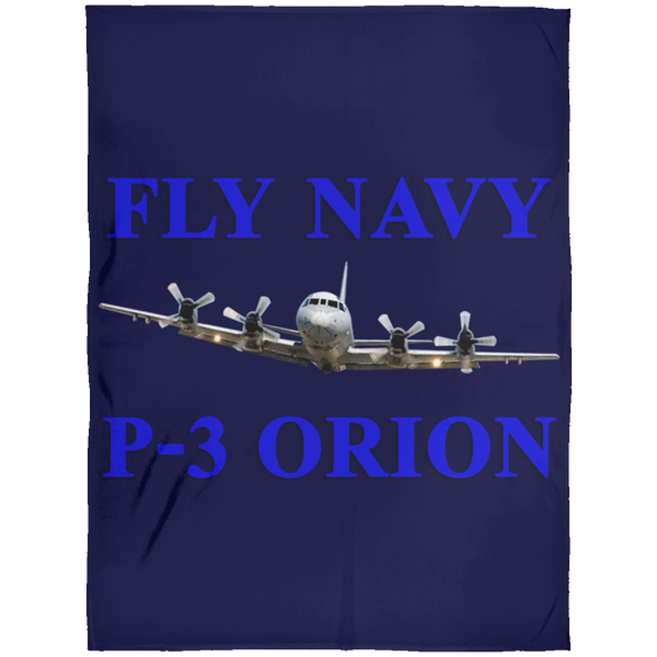 Fly Navy P-3 1 Blanket - Arctic Fleece Blanket 60x80