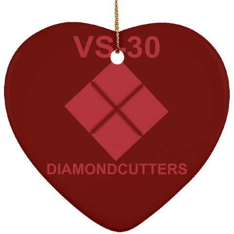 VS 30 3 Ornament Ceramic - Heart