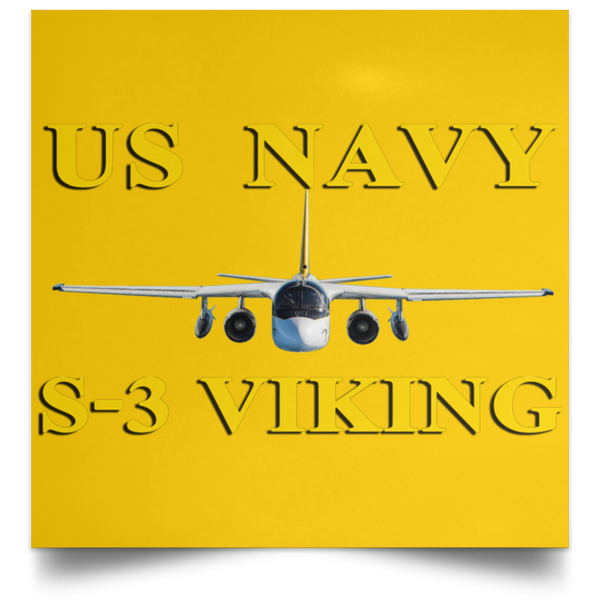 US Navy S-3 3 Poster - Square