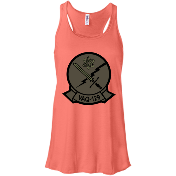 VAQ 129 4 Flowy Racerback Tank