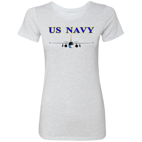 US Navy S-3 2 Ladies' Triblend T-Shirt