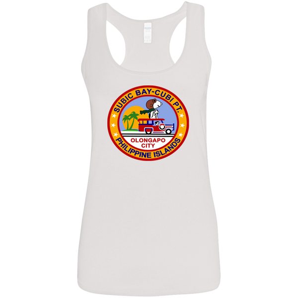 Subic Cubi Pt 01 Ladies' Softstyle Racerback Tank