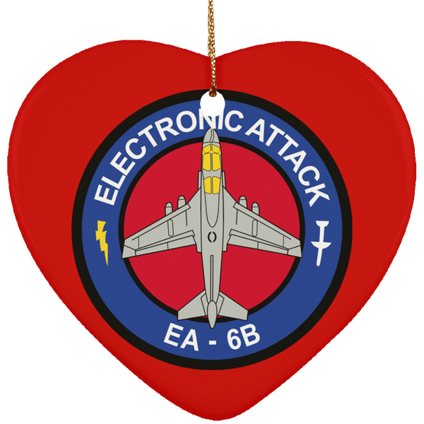 EA-6B 2 Ornament - Heart
