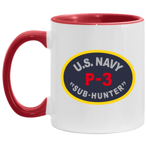 P-3 Sub Hunter Accent Mug - 11oz