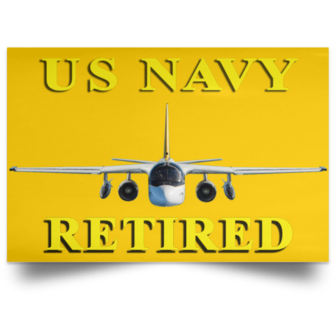 Navy Retired 2 Poster - Landscape