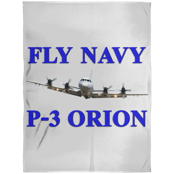 Fly Navy P-3 1 Blanket - Arctic Fleece Blanket 60x80