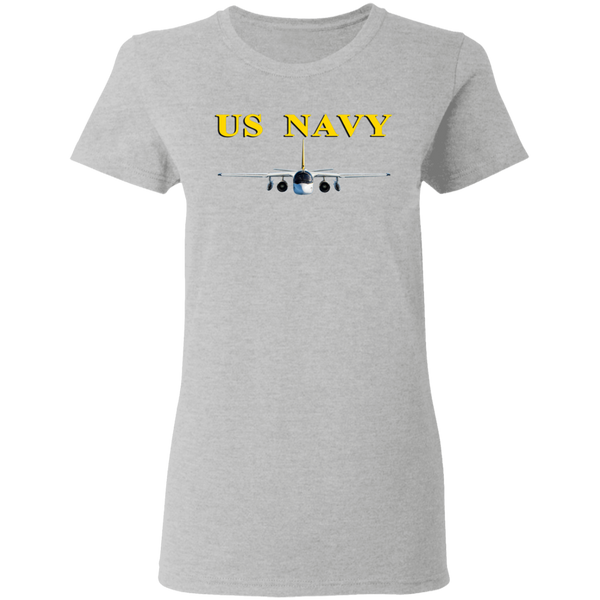 US Navy S-3 4 Ladies' Cotton T-Shirt