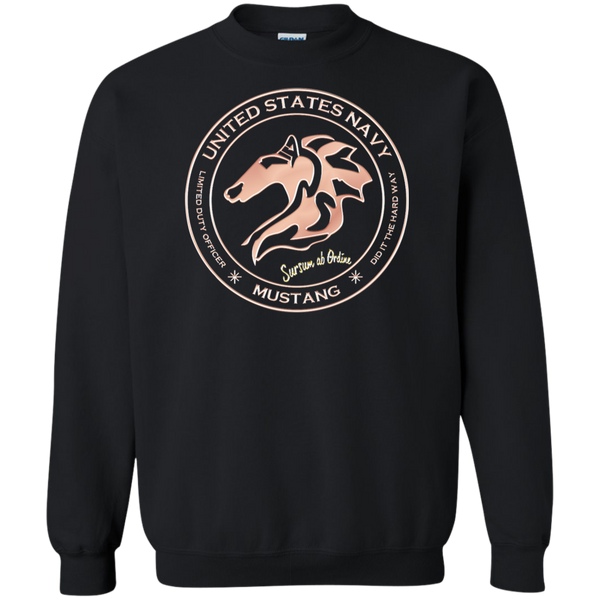 Mustang 3 Crewneck Pullover Sweatshirt