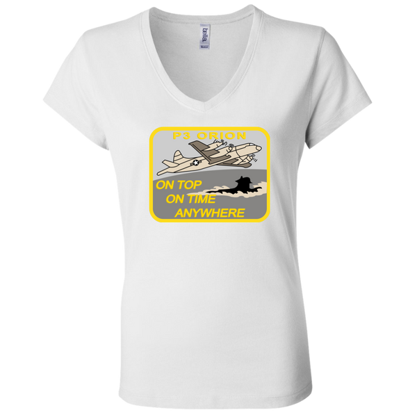 P-3 On Top Ladies Jersey V-Neck T-Shirt