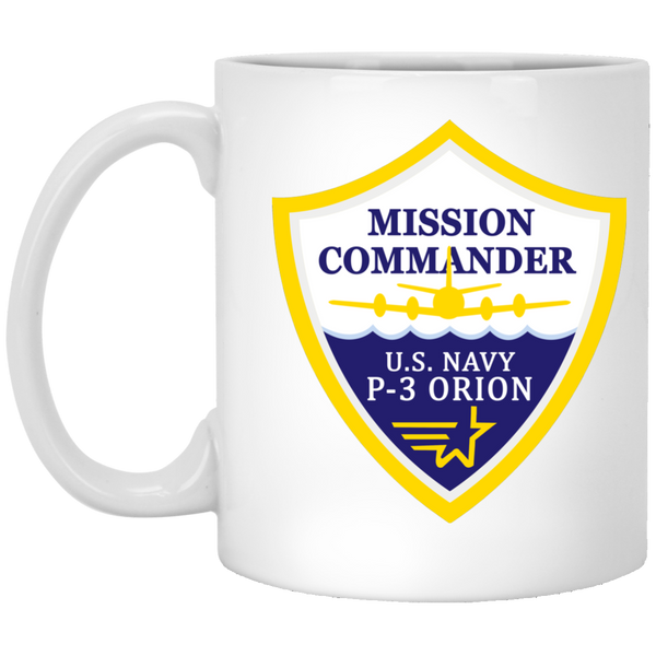 P-3 Orion 3 MC White Mug - 11oz