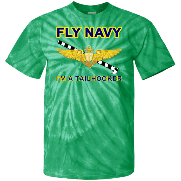 Fly Navy Tailhooker Cotton Tie Dye T-Shirt