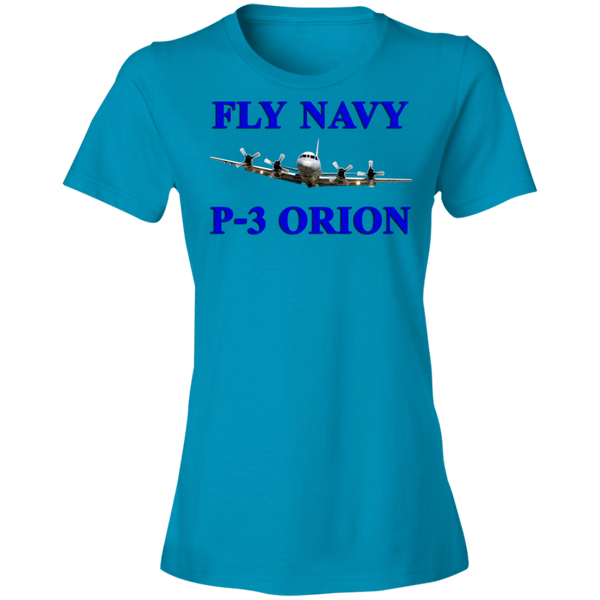 Fly Navy P-3 1 Ladies' Lightweight T-Shirt