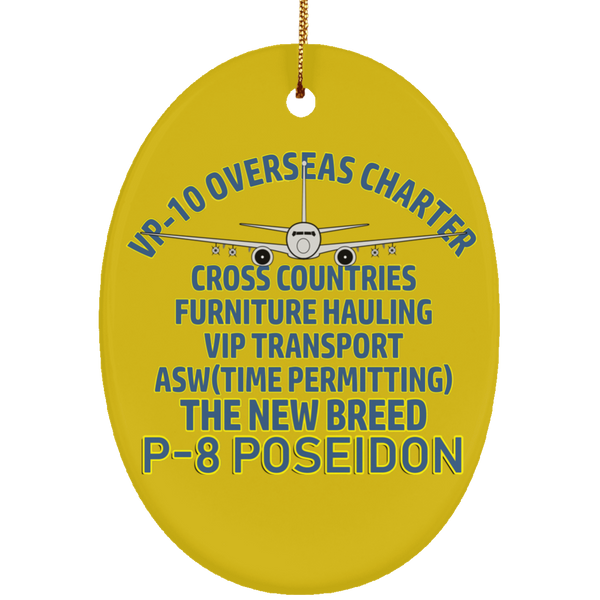 VP 10 4 Ornament - Ceramic Oval