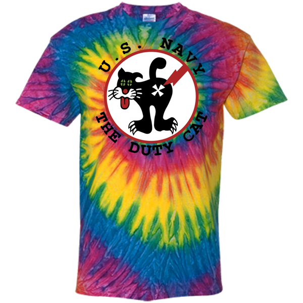 Duty Cat 2 Customized 100% Cotton Tie Dye T-Shirt