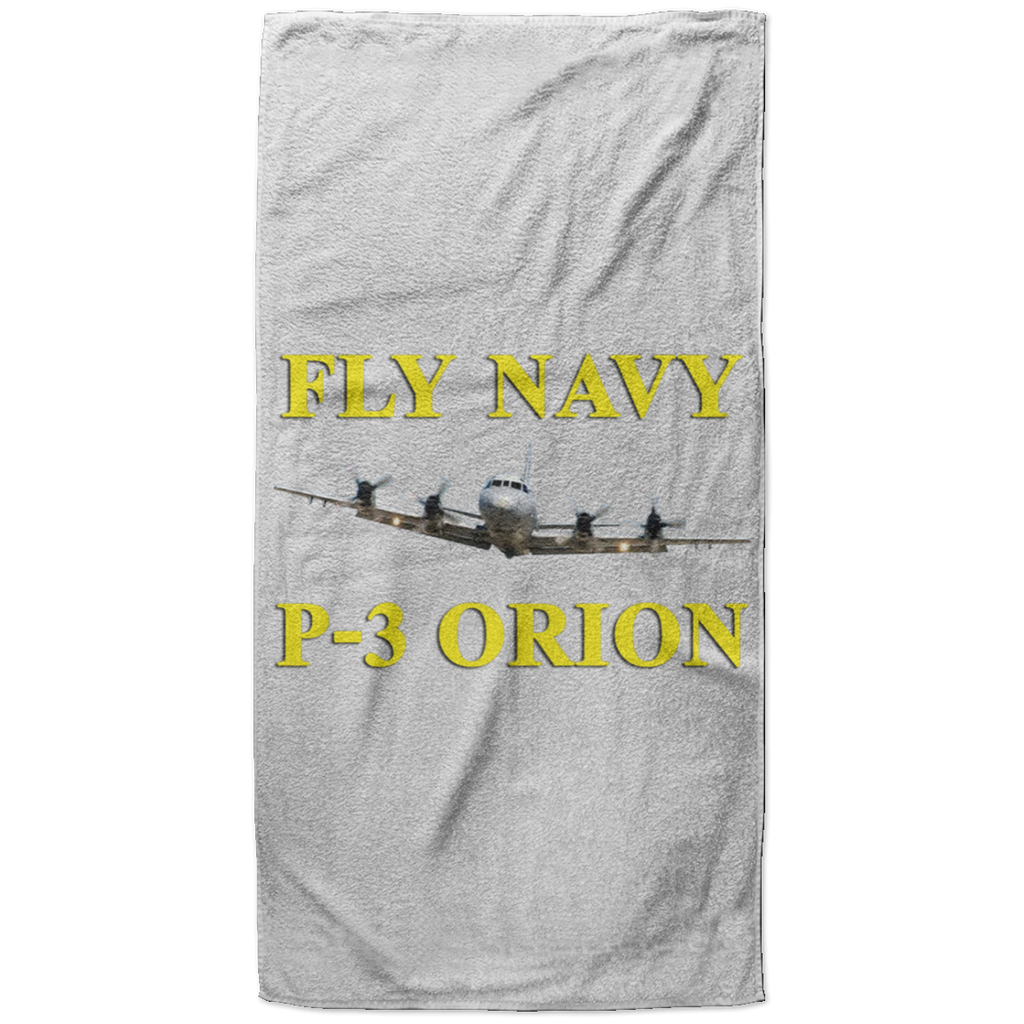 Fly Navy P-3 3 Beach Towel - 37x74