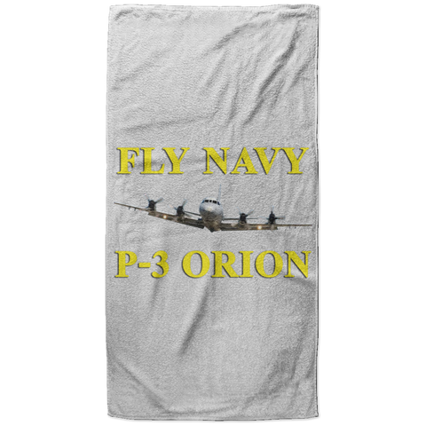 Fly Navy P-3 3 Beach Towel - 37x74