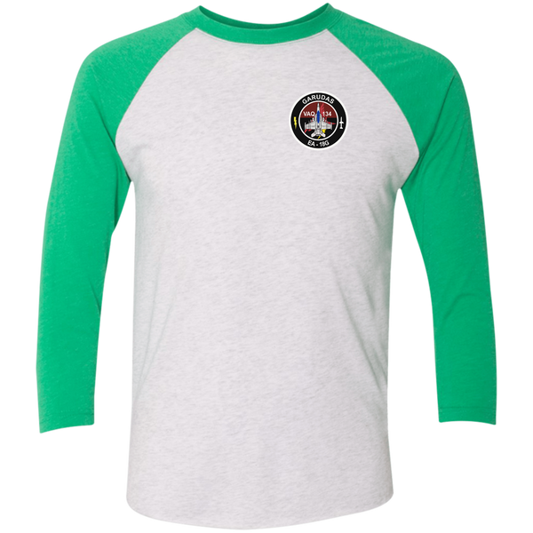 VAQ 134 4c Baseball Raglan T-Shirt