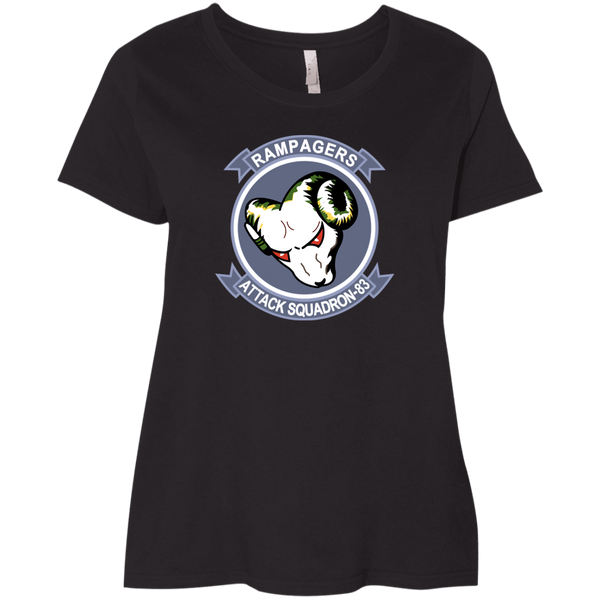 VA 83 2 Ladies' Curvy T-Shirt